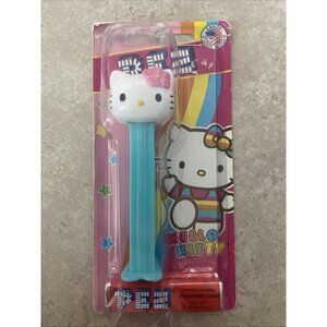 Retired Turquoise Hawaiian Hello Kitty Sanrio Pez Dispenser New Sealed Package